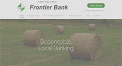 Desktop Screenshot of frontierbankco.com
