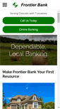 Mobile Screenshot of frontierbankco.com